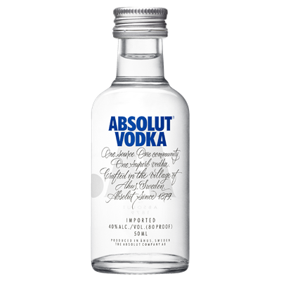 ABSOLUT Vodka Blue 40% 0,05 L - WALTI WALTI