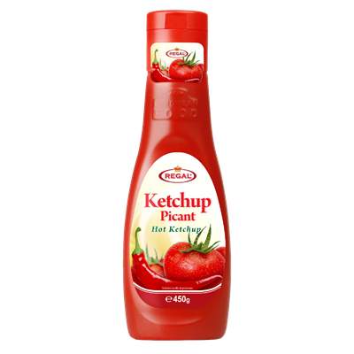 REGAL Ketchup Picant 450 g - WALTI WALTI