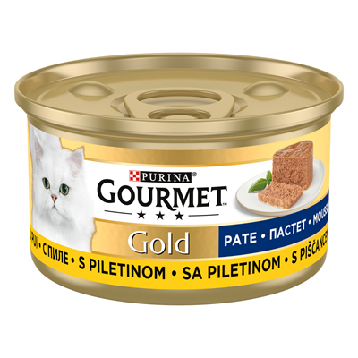 GOURMET Gold Mousse Pate Pui cu Sos 85 g - WALTI WALTI