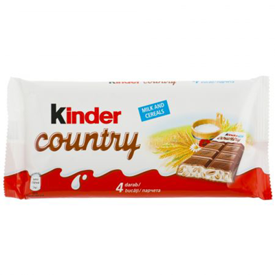 Kinder COUNTRY Ciocolata cu Crema de Lapte si Cereale 23,5 g - WALTI WALTI