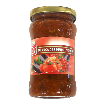 Fine Life Zacusca Picanta 300 g - WALTI WALTI