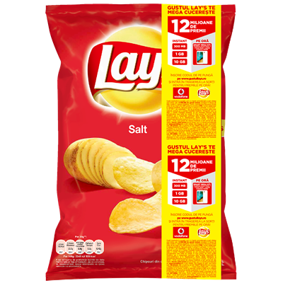Lay's Chips Sare 125 g - WALTI WALTI