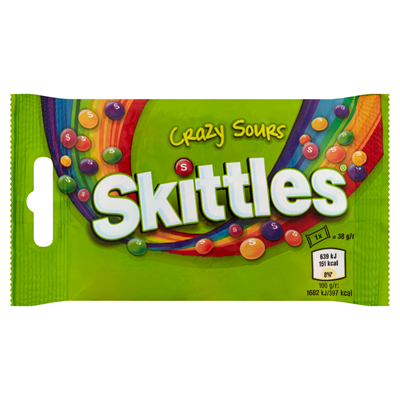 SKITTLES Fructe Acrisoare 38 g - WALTI WALTI