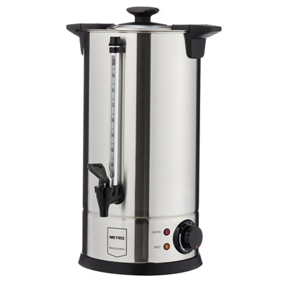 Fierbător Vin/Apă/Ceai 10L GWB1010, 1300W, Termostat 55–100°C, Oțel Inoxidabil, Robinet și Indicator Nivel - WALTI WALTI