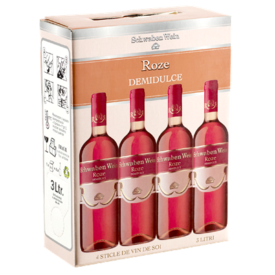 CRAMELE RECAS Schwaben Wein Roze Vin Rose Demidulce Bag in box 3 L - WALTI WALTI