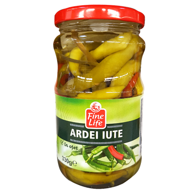 Fine Life Ardei Iute in Otet 330 g - WALTI WALTI