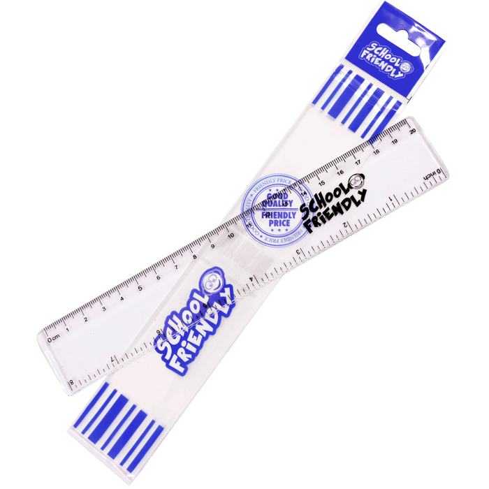SCHOOL FRIENDLY Rigla Transparenta 20 Cm WALTI
