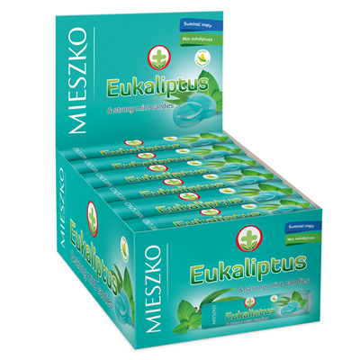 MIESZKO Dropsuri Eucalipt Tub 32 g - WALTI WALTI