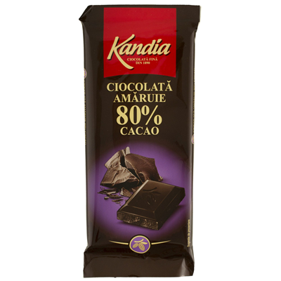 KANDIA Ciocolata Amaruie 80% Cacao 80 g - WALTI WALTI