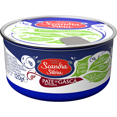 SCANDIA SIBIU Pate Gasca 120g - WALTI WALTI