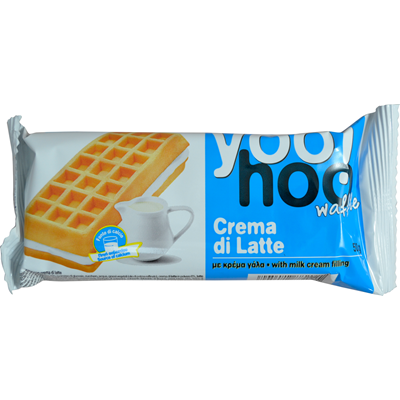 YOHOO Vafa Sandwich cu Crema de Lapte 50 g - WALTI WALTI