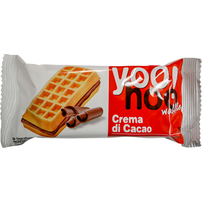 YOHOO Vafa Sandwich cu Crema de Cacao 50 g - WALTI WALTI