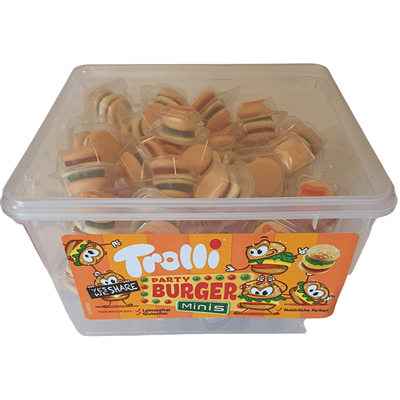 Trolli Jeleu in Forma de Mini Burger 10 g - WALTI WALTI