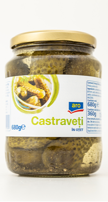 Castraveti In Otet Calibru 6-9 cm 3 x 680 G - WALTI WALTI
