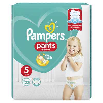 Pampers pants Scutece Chilotel Marimea 5 22 bucati WALTI