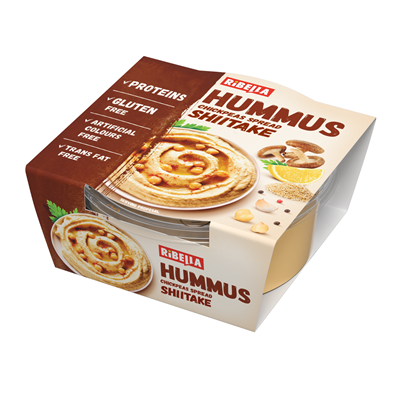 RIBELLA Humus cu Ciuperci Shitak 200 g - WALTI WALTI