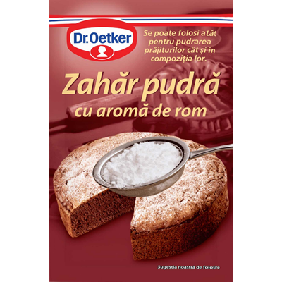 Dr. Oetker Zahar Pudra cu Aroma de Rom 50 g - WALTI WALTI
