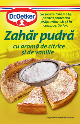 Dr.Oetker Zahar Pudra cu Aroma de Vanilie & Citrice 50 g - WALTI WALTI