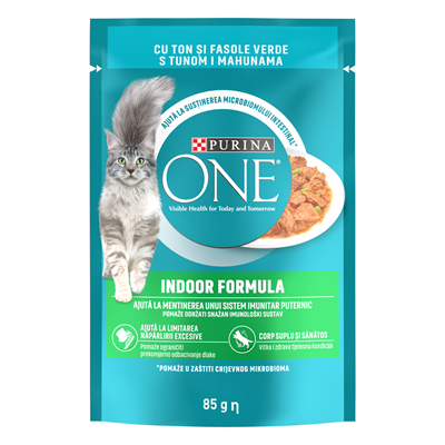 PURINA ONE Hrana Umeda pentru Pisici cu Ton si Fasole 85 g - WALTI WALTI