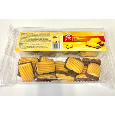Fine Life Buseuri Glazurate cu Gem Fructe 400 g - WALTI WALTI