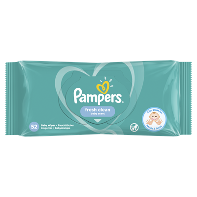 Pampers fresh clean Servetele Umede 52 bucati - WALTI WALTI