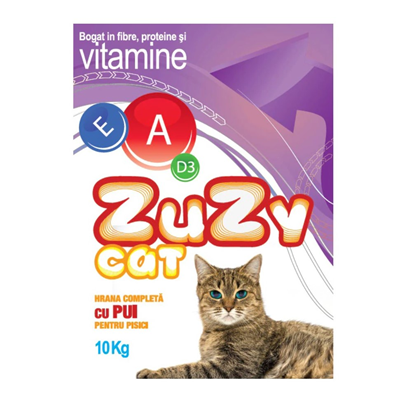 ZUZY Hrana Uscata pentru Pisici cu Pui 10 Kg - WALTI WALTI