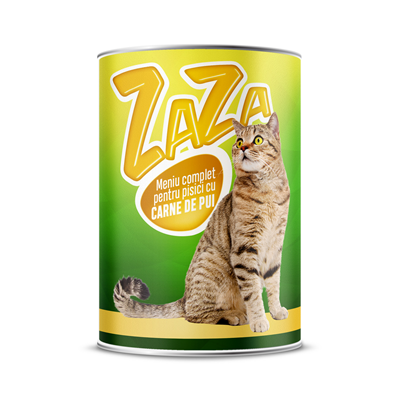 ZAZA Hrana Umeda pentru Pisici cu Pui 415 g - WALTI WALTI