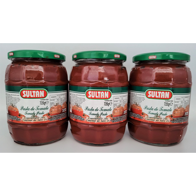 SULTAN Pasta Tomata 24% 3 x 720 g - WALTI WALTI