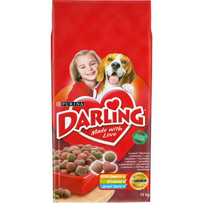 DARLING Hrana Uscata pentru Caini Vita si Legume 15 Kg - WALTI WALTI