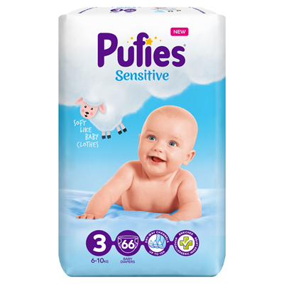 PUFIES SCUTECE SENSITIV MIDI 66 buc - WALTI WALTI