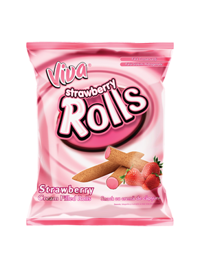 Viva Rolls Capsuni 100 g - WALTI WALTI