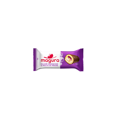 MAGURA Rulada Cheesecake si Fructe de Padure 35 g - WALTI WALTI