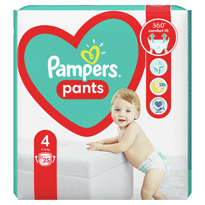 Pampers pants Scutece Chilotel Marimea 4 25 bucati WALTI