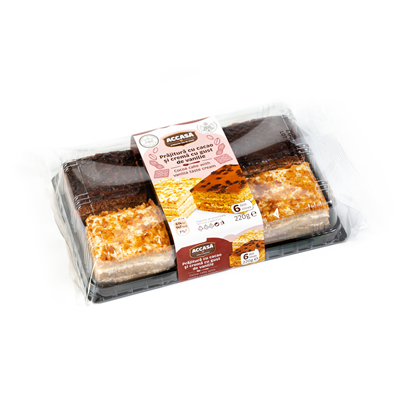 ACCASA Natural Prajitura cu Crema de Cacao si Vanilie 220 g - WALTI WALTI