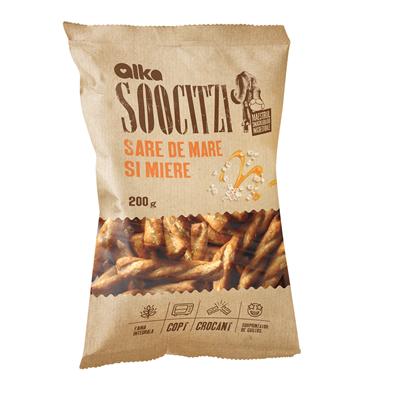 ALKA Soocitzi Snacks cu Sare si Miere 200 g - WALTI WALTI