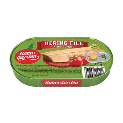 Home Garden Hering File in Sos Tomat 170 g - WALTI WALTI