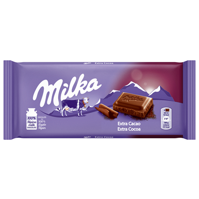 milka Ciocolata cu Lapte Extra Cacao 3 x 100 g - WALTI WALTI