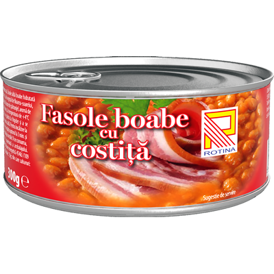 ROTINA Fasole cu Costita  300 g - WALTI WALTI