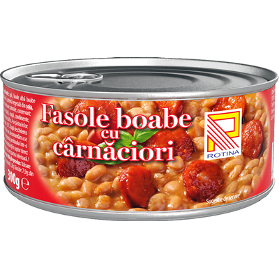 ROTINA Fasole cu Carnati 300g - WALTI WALTI