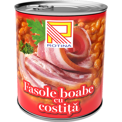 ROTINA Fasole cu Costita  800 g - WALTI WALTI