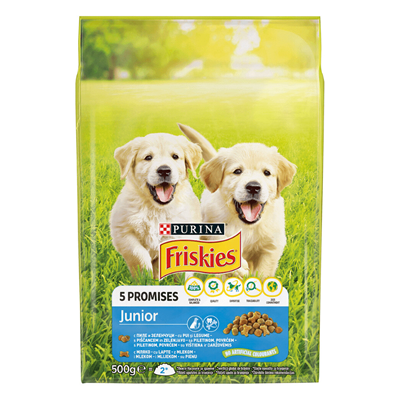 Friskies Junior Hrana Uscata pentru Caini Pui si Legume 500 g - WALTI WALTI
