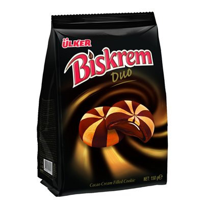 BISKREM Biscuiti Duo 150 g - WALTI WALTI