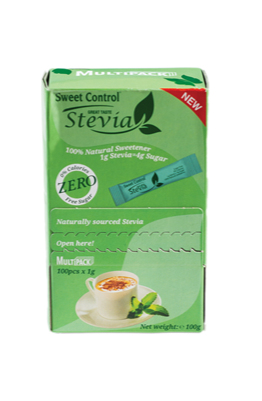 MULTIPACK Stevia Sticks 100 x 1 g - WALTI WALTI