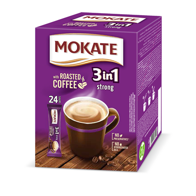 MOKATE Bautura Instant Strong 3in1 17 g - WALTI WALTI