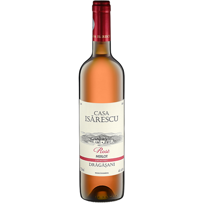 CASA ISARESCU Merlot Dragasani Vin Rose Demisec 0,75 L - WALTI WALTI