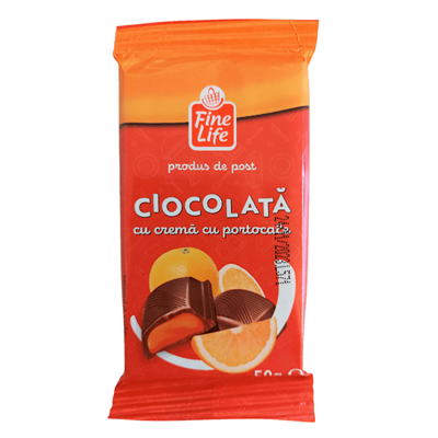 Fine Life Ciocolata cu Crema de Portocale 50 g - WALTI WALTI