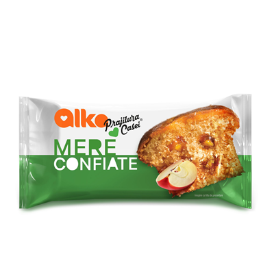 ALKA Mini Prajitura Casei cu Mere Confiate 60 g - WALTI WALTI