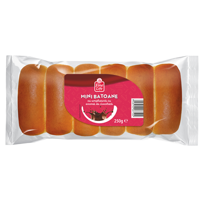 Fine Life Mini Batoane cu Umplutura cu Aroma de Ciocolata 250 g - WALTI WALTI