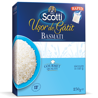 RISO Scotti Usor de Gatit Orez Basmati 250 g - WALTI WALTI