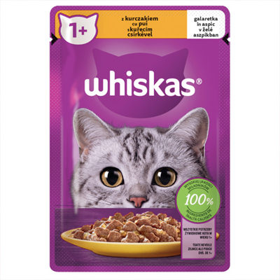 whiskas Adult Pui Aspic 85 g - WALTI WALTI